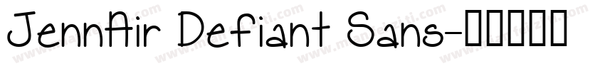 JennAir Defiant Sans字体转换